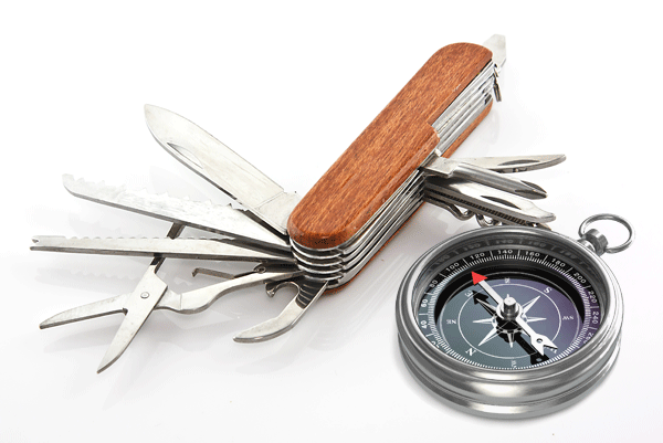 Multi-tool with Compass